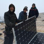 solar array installation